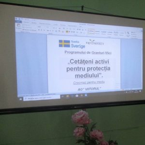 Totalizarea proiectului Crocmaz pentru mediu în cadrul Programului de Granturi Mici „Cetățeni activi pentru protecția mediului”.