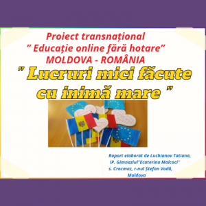 Lucruri mici făcute cu inimă mare