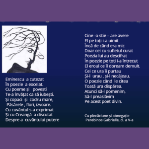 Activități dedicate lui Eminescu