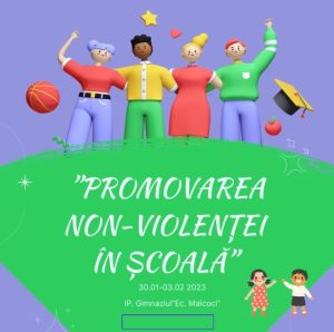 Promovarea nonviolenței în școală